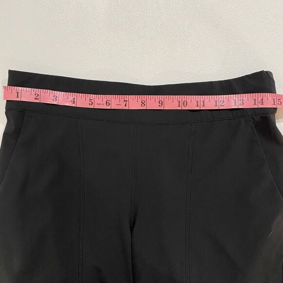 Athleta Women’s Wide Leg Pants Black Size 8 Pull-On Relaxed Fit - Picture 4 of 6